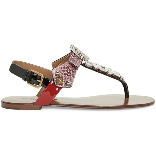 Sandalen , Damen, Größe: 36 EU - Dolce & Gabbana - Modalova