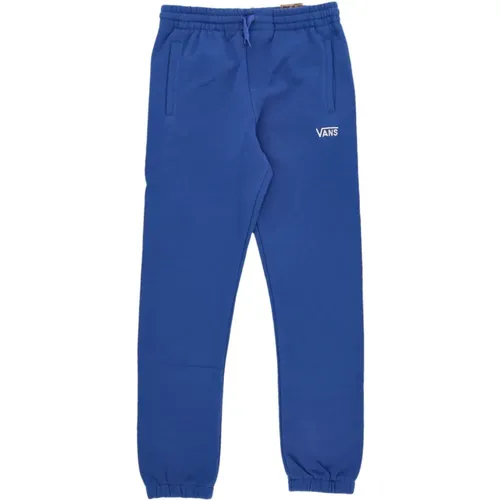 Blaue Core Basic Fleece Hose , Herren, Größe: L - Vans - Modalova