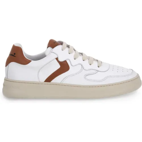 Elegant Men`s Sneakers , male, Sizes: 10 UK, 9 UK - Voile blanche - Modalova