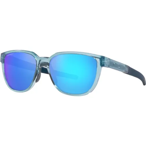 Transparent Stonewash Sonnenbrillen Prizm Sapphire , Herren, Größe: 57 MM - Oakley - Modalova