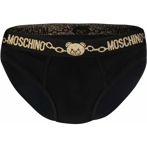 Seiden Slips , Herren, Größe: M - Moschino - Modalova