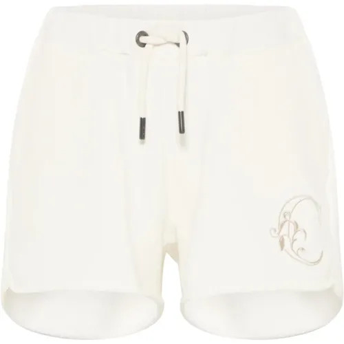 De Amicis Embroidered Sweatshorts , female, Sizes: L, XL - carlo colucci - Modalova