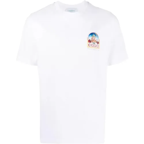 Vue De LArche Printed T-Shirt , male, Sizes: 2XL - Casablanca - Modalova