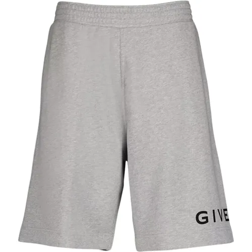 Grey Fleece Shorts - Archetype Bermuda , male, Sizes: L - Givenchy - Modalova