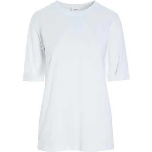 Cotton T-Shirt with Elbow Sleeves , female, Sizes: 2XL, XL, L, S, M, XS - Bitte Kai Rand - Modalova