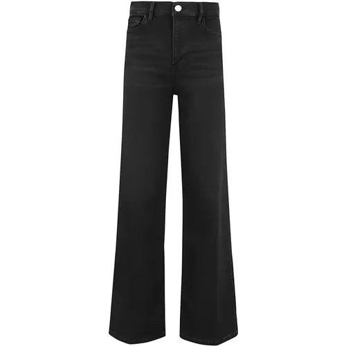 Slim Palazzo Pants , female, Sizes: W28, W24, W29, W26 - Frame - Modalova