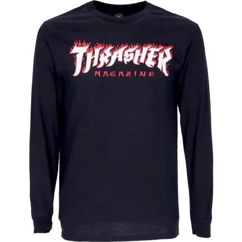 Possessed Logo Long Sleeve Tee , male, Sizes: L, S, M, XL - Thrasher - Modalova