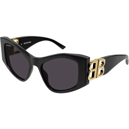 Bold Cat-Eye Sunglasses , female, Sizes: 55 MM - Balenciaga - Modalova