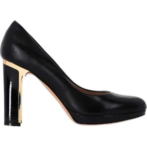 Pre-owned Leather heels , female, Sizes: 3 1/2 UK - Salvatore Ferragamo Pre-owned - Modalova