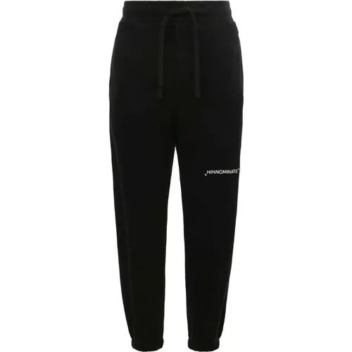 Schwarze Baumwolljeans Sweatpants - HINNOMINATE - Modalova