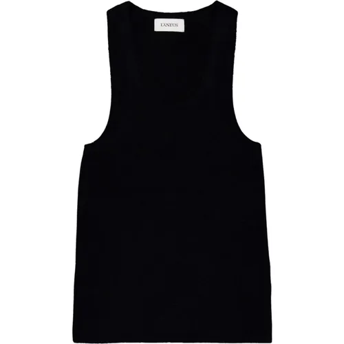 Crew Neck Wool Tank Top , female, Sizes: XS, M, S - Laneus - Modalova