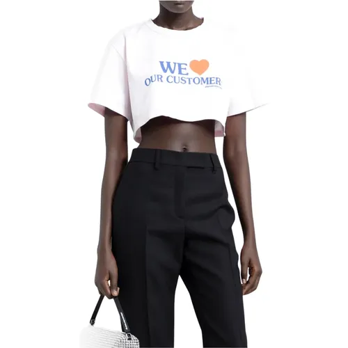 T-Shirts , Damen, Größe: M - alexander wang - Modalova