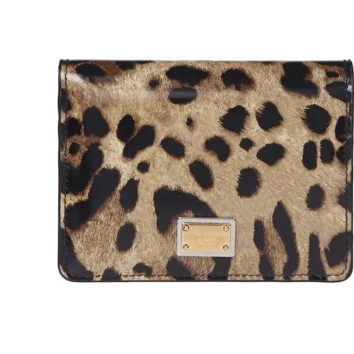 Women's Accessories Wallets Leo Aw23 , female, Sizes: ONE SIZE - Dolce & Gabbana - Modalova