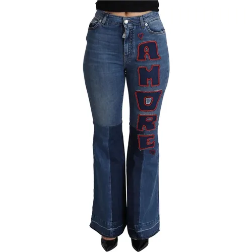 Baumwollhose Jeans - Stilvoll und vielseitig , Damen, Größe: M - Dolce & Gabbana - Modalova
