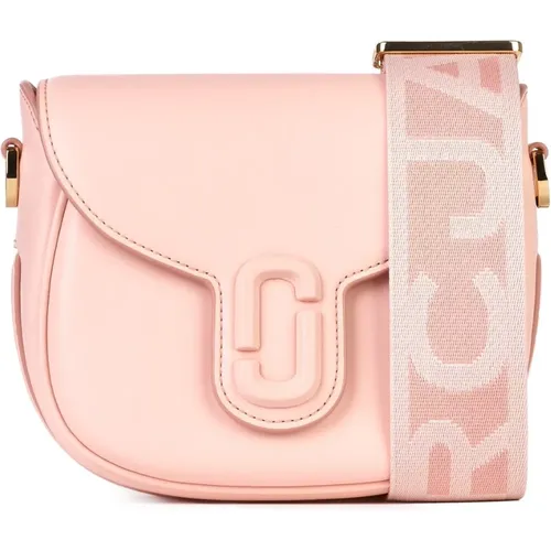 Kleine Satteltasche aus rosafarbenem Leder - Marc Jacobs - Modalova