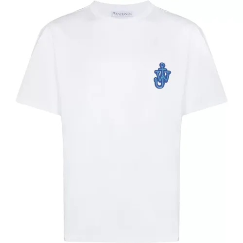 Anker Patch Logo T-Shirt , Herren, Größe: XL - JW Anderson - Modalova