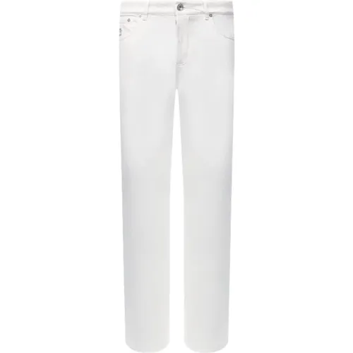 Cotton Jeans with Logo Detail , male, Sizes: 2XL, 3XL - BRUNELLO CUCINELLI - Modalova