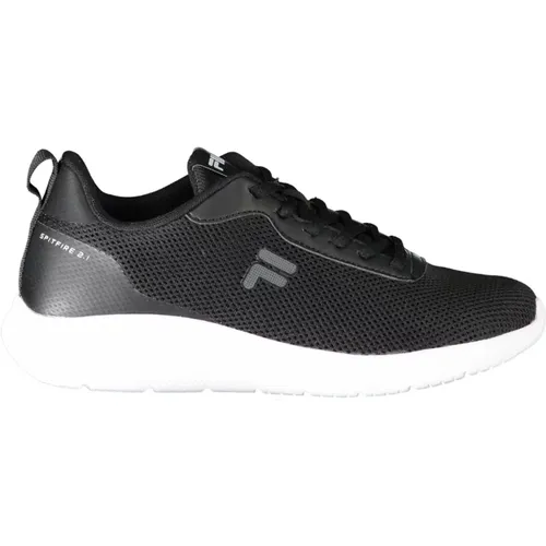 Sportliche schwarze Damensneaker mit Kontrastsohle , Damen, Größe: 39 EU - Fila - Modalova