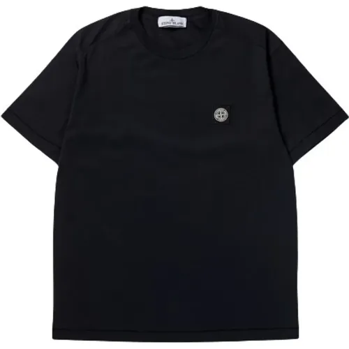 Minimalistisches Logo T-Shirt , Herren, Größe: XL - Stone Island - Modalova