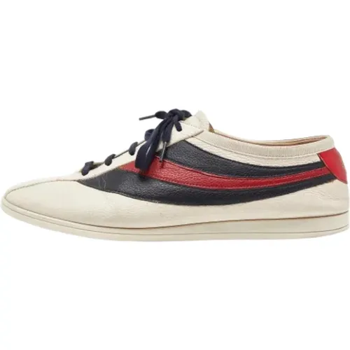 Pre-owned Leather sneakers , female, Sizes: 11 UK - Gucci Vintage - Modalova