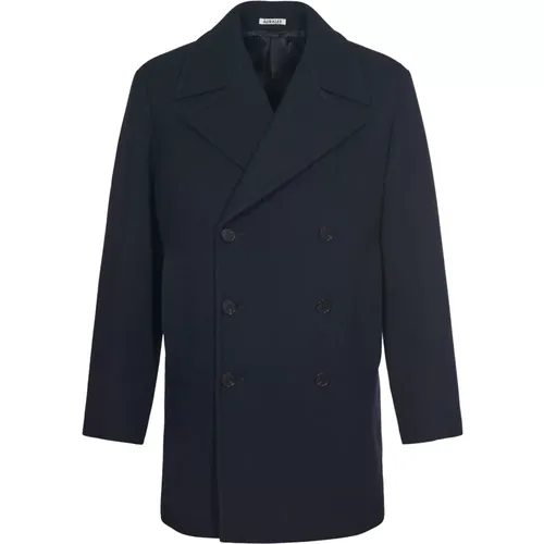 Wool Melton P-Coat , male, Sizes: L, XL - Auralee - Modalova