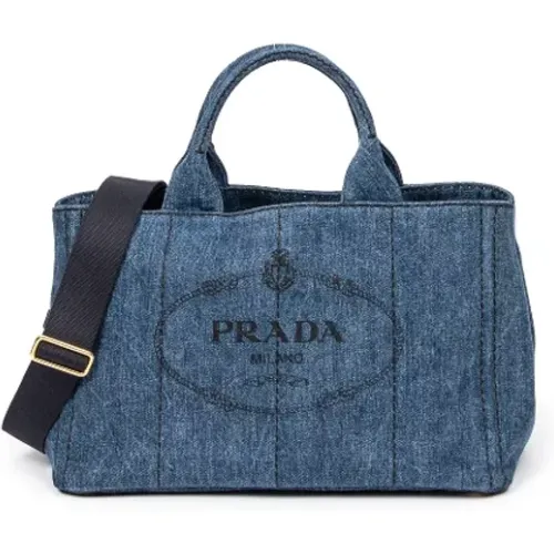 Pre-owned Canvas totes , female, Sizes: ONE SIZE - Prada Vintage - Modalova