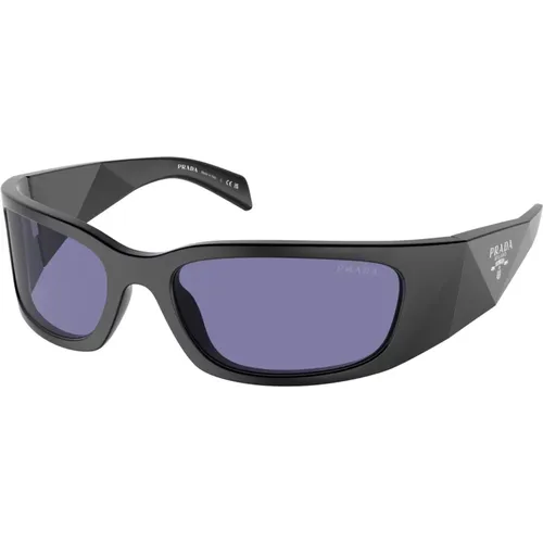 Sonnenbrille A19S Schwarz , Damen, Größe: 60 MM - Prada - Modalova