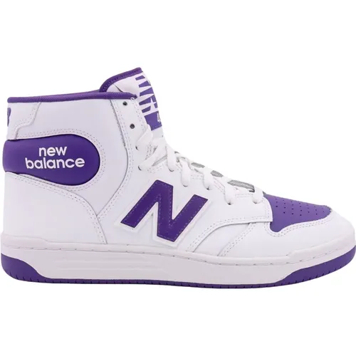 Bicolor Leder Sneakers , Herren, Größe: 40 1/2 EU - New Balance - Modalova