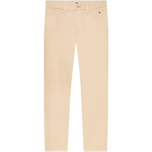 Chino Trousers with Cotton Twill , male, Sizes: M - Tommy Hilfiger - Modalova