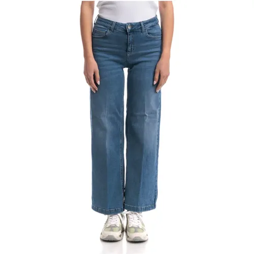 Cropped Flare Jeans , Damen, Größe: W26 - Liu Jo - Modalova