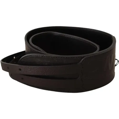 Elegant Leather Belt with Double Buckle , female, Sizes: 70 CM - Costume National - Modalova