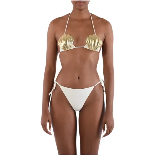 Muschel-Applikation Dreieck-Bikini , Damen, Größe: S - Dsquared2 - Modalova