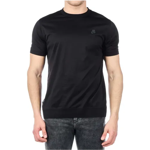 Cotton Regular Fit T-Shirt , male, Sizes: M, S - Karl Lagerfeld - Modalova