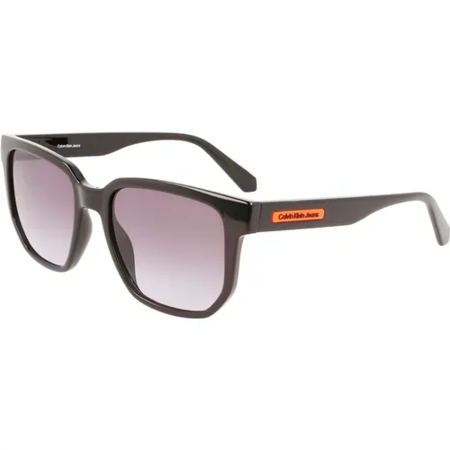 Grey Shaded Sunglasses Ckj22611S , male, Sizes: 55 MM - Calvin Klein Jeans - Modalova