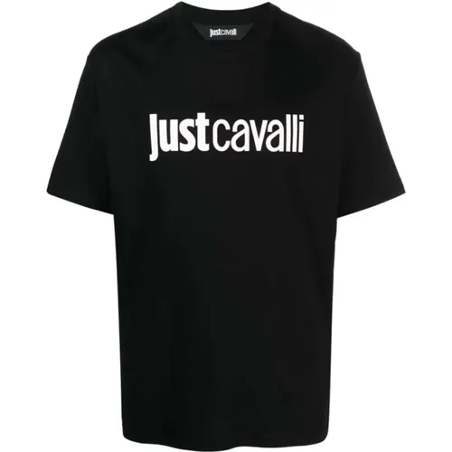T-Shirts , Herren, Größe: XS - Just Cavalli - Modalova