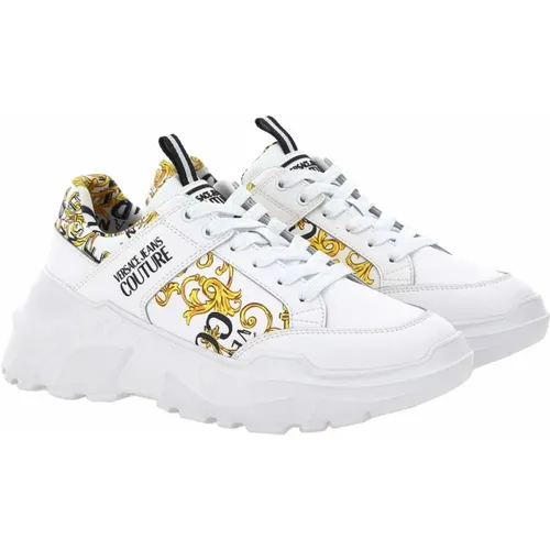 Stylish Sneakers , male, Sizes: 7 UK - Versace Jeans Couture - Modalova