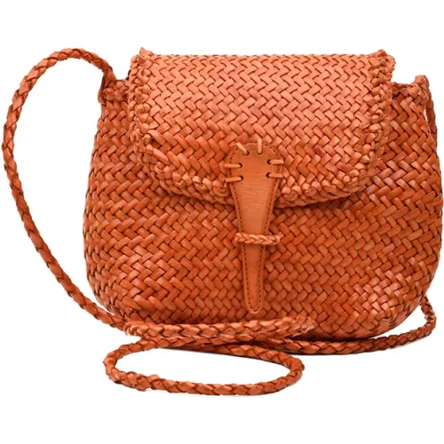 Orangene Handtasche, Modell 8934 09 - Dragon Diffusion - Modalova