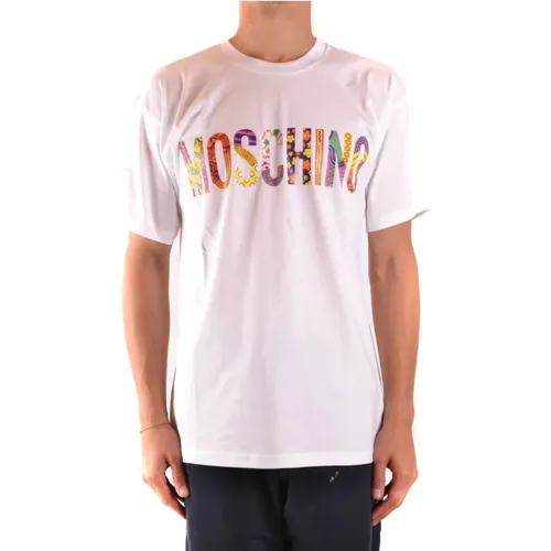 Stylish Men`s T-Shirt - Elevate Your Fashion Game! , male, Sizes: XS - Moschino - Modalova