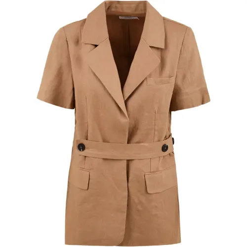 Beige Jacke Modell 449401 Mirela 13 , Damen, Größe: S - Notshy - Modalova