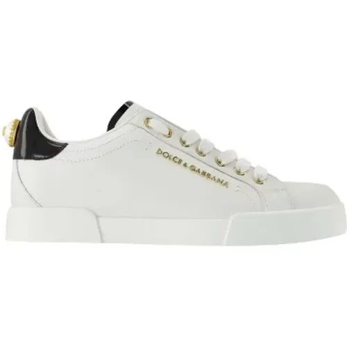 Leather sneakers , female, Sizes: 8 UK - Dolce & Gabbana - Modalova