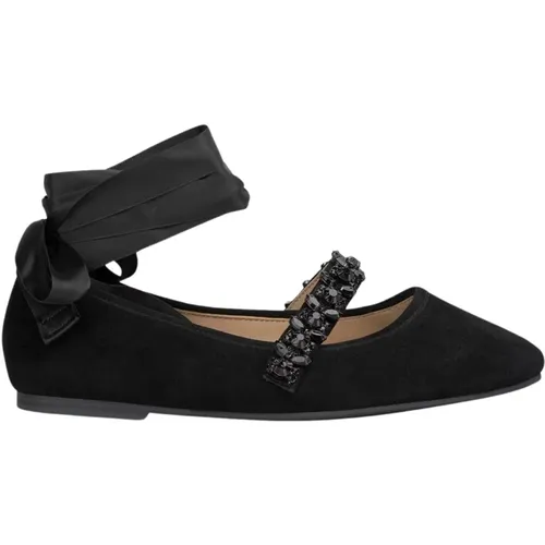 Bow Flat Ballerina Shoes , female, Sizes: 5 UK, 4 UK, 9 UK, 3 UK, 6 UK - Alma en Pena - Modalova