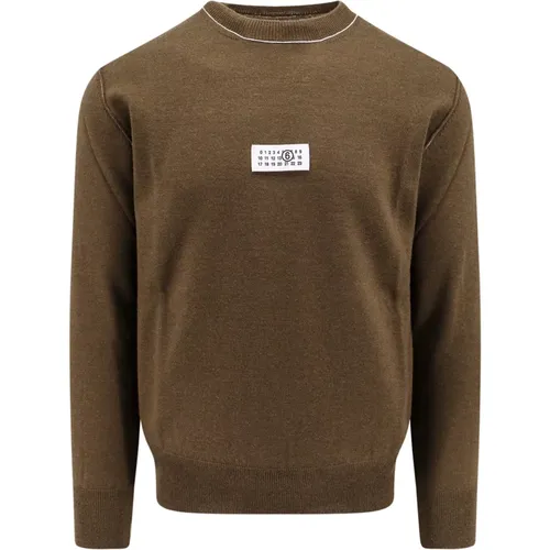 Numeric Signature Wollmischpullover , Herren, Größe: M - MM6 Maison Margiela - Modalova