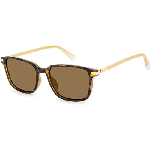 Havana Sunglasses , male, Sizes: 54 MM - Polaroid - Modalova