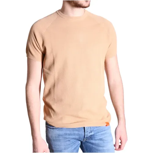 Wafer Knit T-Shirt , male, Sizes: S, L - Aspesi - Modalova