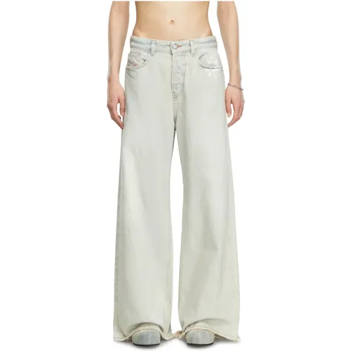 Casual Trousers , female, Sizes: W26 - Diesel - Modalova