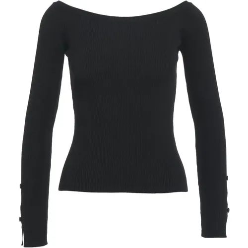 Schwarzes T-Shirt für Frauen , Damen, Größe: S - Jucca - Modalova