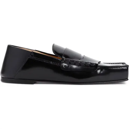 Schwarze Loafer Schuhe für Frauen , Damen, Größe: 39 EU - Jacquemus - Modalova