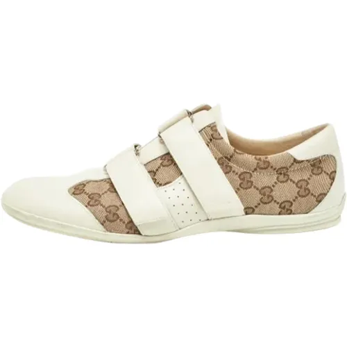 Pre-owned Canvas sneakers , female, Sizes: 10 UK - Gucci Vintage - Modalova