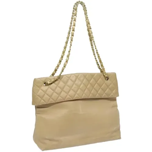 Pre-owned Leather totes , female, Sizes: ONE SIZE - Chanel Vintage - Modalova