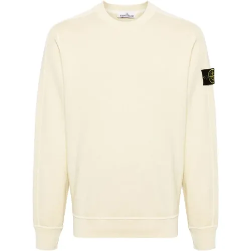 Beiger Herren Sweatshirt , Herren, Größe: 2XL - Stone Island - Modalova